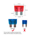 6 Way Blade Fuse Box Holder with LED Warning Light Kit for Car Boat Marine Trike 12V 24V. 