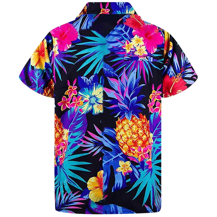Women%20Hawaiian%20Shirts%20Tropical%20Floral%20Pineapple%20Vacation%20Beachwear%20Blouse%20Holiday%20Vacation%20Shirt%20Women's%20Tops%20And%20Blouses%20Blusas%20-%20Image%203