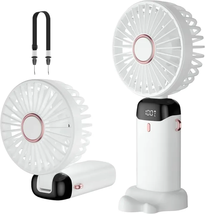 Portable%20Handheld%20Personal%20Rechargeable%20Fan%20LED%20Digital%20Display%2090%C2%B0Adjustable%20-%20Image%205
