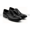 Oxford Shoes For Men Formal Platform Brogue British Style Lace-up Leather Shoes Solid Color 2021 Autumn Leather Business Black Leather Shoes Men's British Pointed Toe Dress Breathable Plus Velvet Men's Shoes.