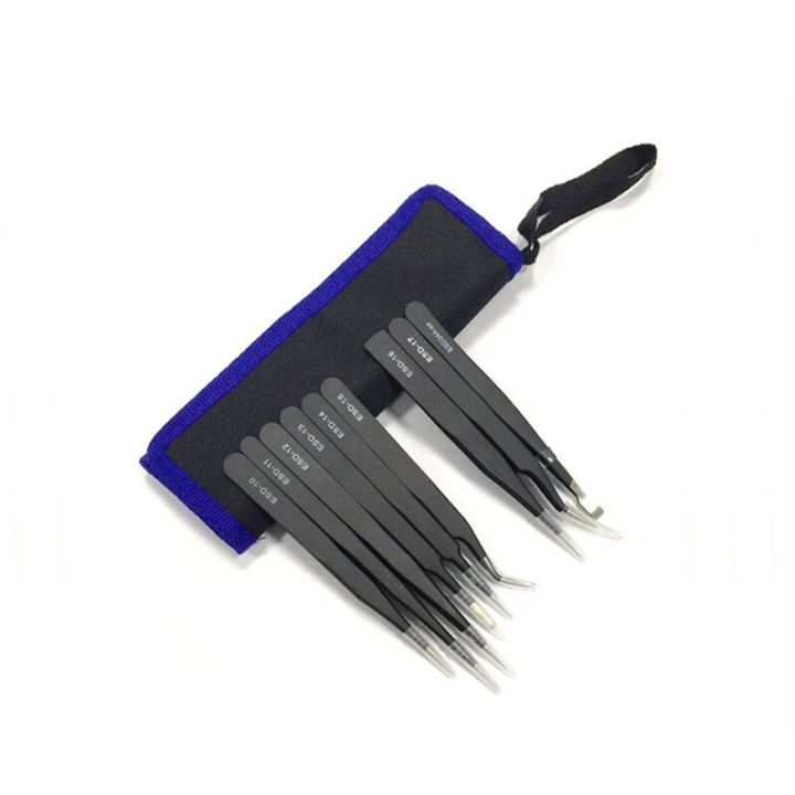 9%20Pcs%20Tweezers%20Set%20Stainless%20Steel%20Anti-Static%20Precision%20Tweezers%20for%20Electronic%20Mobile%20Phone%20Repair%20Tools%20Hand%20Tools%20-%20Image%205