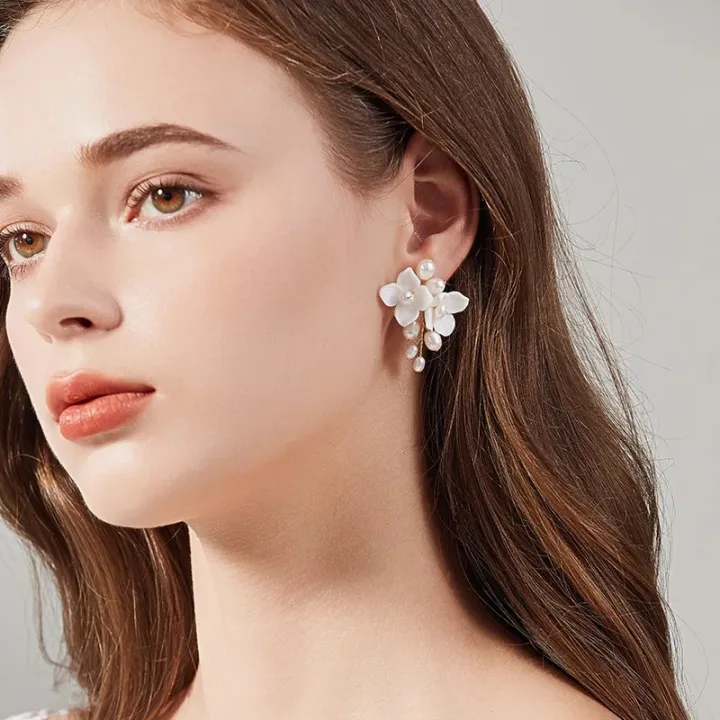 Ins%20Silver%20Gold%20Color%20Wedding%20Bridal%20Earrings%20White%20Porcelain%20Flower%20Leaf%20Women%20Drop%20Earring%20Handmade%20Accessories%20-%20Image%206