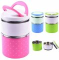 2 LAYER STAINLESS STEEL INSOLUTION LUNCH BOX 930ML..