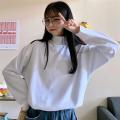 Large Size Striped Top Turtleneck Bottoming Shirt Spring and Autumn Thin Sweatshirt Inner Wear Loose2022Fashionable long sleeveTT-shirt Women's.