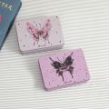 Cartoon Butterfly Metal Storage Box Big Capacity Jewelry Candy Coins Pill Storage Box Desktop Organizer Easy To Carry. 