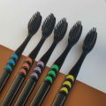 Black Fiber Charcoal Toothbrush. 