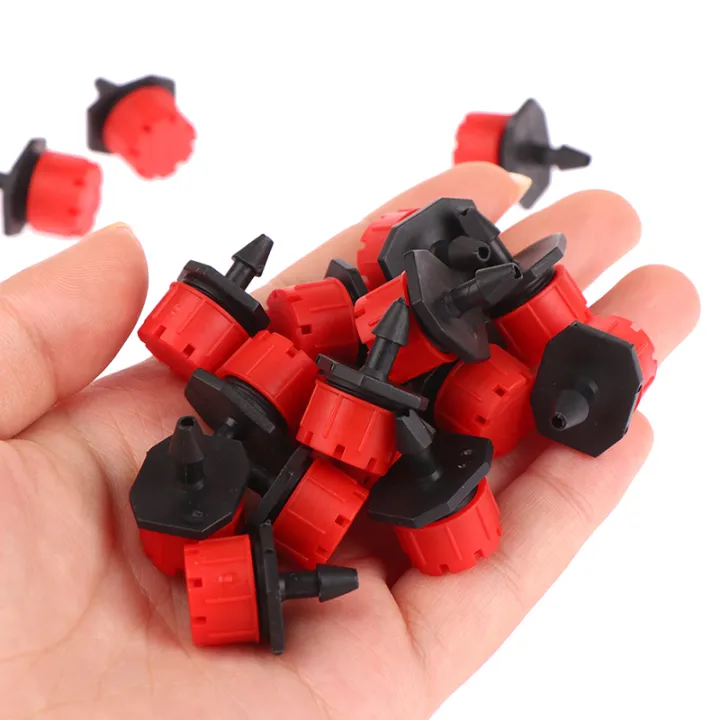 50PCS%201/4''%20Barb%20Red%20Adjustable%20Nozzles%20Garden%20Watering%20Irrigation%20Sprinkler%20Emitter%20Micro%20Drip%20Balcony%20Yard%20Greenhouse%20Spray%20WANNA%20-%20Image%203