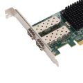 PCIe Network Card Dual 10G SFP I/O Virtualization IEEE802.3 1000BASE SX LX Server Network Adapter for Win System. 
