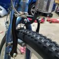 2pcs/set V Brakes Universal Bicycle Mountain Bike V-Brake Pads Clamp Parts Black 1pc.