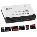 Card Reader USB 2.0 TF Memory Card Reader Fast Data Transmission All In One Card Reader Support TF CF SD Mini SD MS XD.