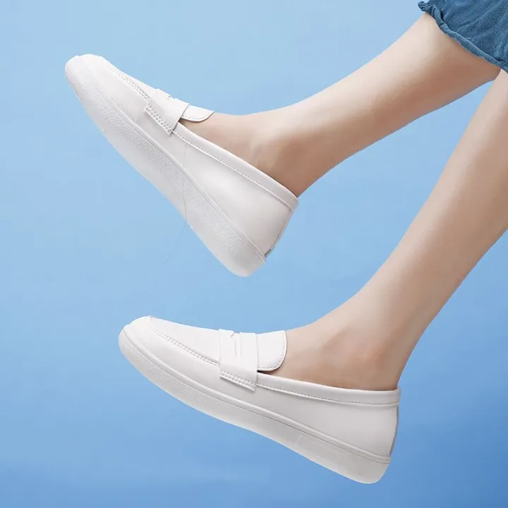 Nurse%20Shoes%20Women's%20Soft%20Bottom%20Breathable%20Not%20Tired%20Feet%20Deodorant%20and%20Non-Slip%20White%20Shoes%20Summer%20Flat%20Bottom%20Comfort%20Medical%20Care%20Shoes%20for%20Work%20-%20Image%209