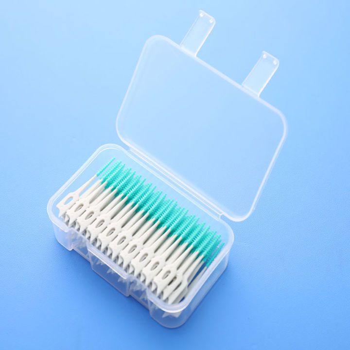 100pcs%20/Set%20Silicone%20Interdental%20Brushes%20Super%20Soft%20Dental%20Cleaning%20Brush%20Teeth%20-%20Image%202
