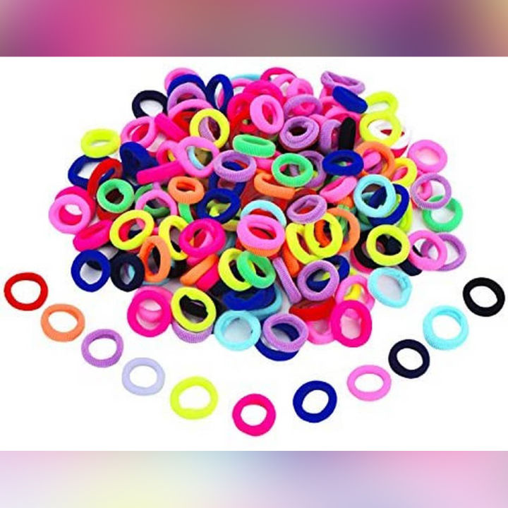 Rubber Hair Band for Women - 50 Pcs