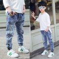 Kids Jeans Fashion Spring Autumn Boys Denim Pants Children Clothing 4 6 7 8 9 10 11 12 13 Years Baby Boy Casual Cowboy Trousers.
