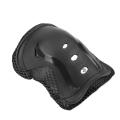 VAKIND 6pcs/set Skating Wrist Knee Elbow Protector Set Kids Riding Protect (Black).