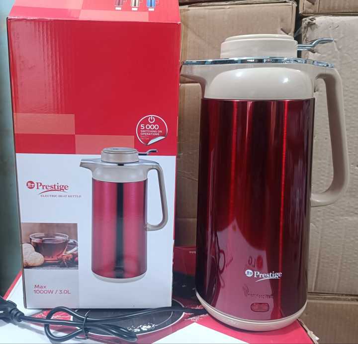 Electric Kettle Flask Type 1000 W 3 liters Prestige | Daraz.com.bd