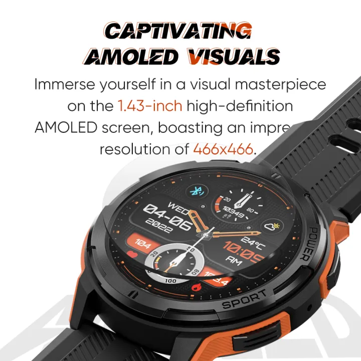 Wavefun%20Wave%2070%20Rugged%20Smartwatch%20AMOLED%20Display%201.43%20Inch%20Fitness%20Sports%2010M%20Ultra%20Waterproof%20Outdoor%20Bluetooth%20Call%20Supported%20Smart%20Watch%20-%20Image%203