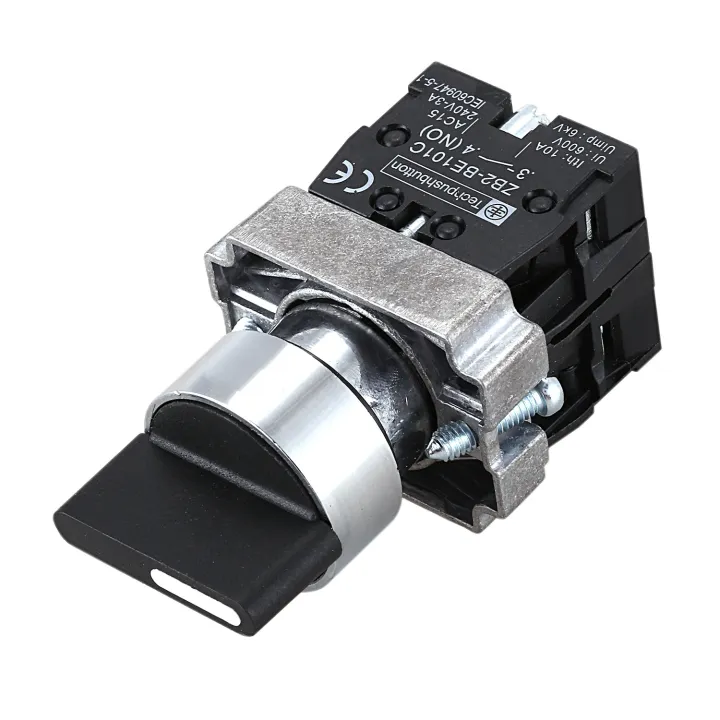 22mm%20Latching%202%20NO%203-Position%20Rotary%20Selector%20Select%20Switch%20ZB2-BE101C%20Black%20-%20Image%204