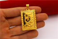 Copper-plated Vietnamese sand gold classic men's dragon brand Guanyin Guan Gong pendant jewelry that will not fade for a long time gold-plated jewelry. 