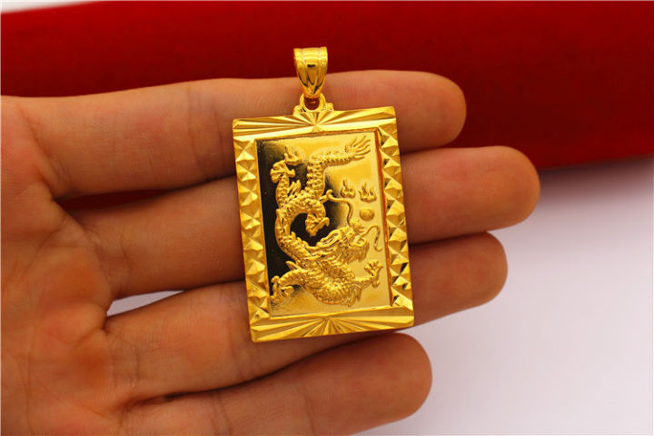 Copper-plated%20Vietnamese%20sand%20gold%20classic%20men's%20dragon%20brand%20Guanyin%20Guan%20Gong%20pendant%20jewelry%20that%20will%20not%20fade%20for%20a%20long%20time%20gold-plated%20jewelry%20-%20Image%202