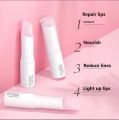 4g Strawberry Peach Fruity Deep Moisture Lip Balm Portable Organic Vitamins Plump Elastic Shiny for Hydrating Lip Care Balm. 