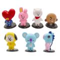 2022 NEW BTS 7PCS Bangtan Boy BTS V JUNG KOOK JIMIN Groups Model Toys A.R.M.Y Action Figures Toy KPOP Star TOP Group Puppet Collection Action Figures for Gift Toy. 