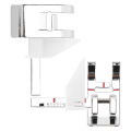 2Pcs Adjustable Guide Presser Foot for /Butterfly Sewing Machines. 
