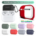 Apple Airpods Silicon Cover ( Only Cover ) For 2nd Generation & 1st Gen Cover - Multicolor Protective Airpods Case. 