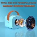 Mini Karaoke Machine Portable Bluetooth Speaker 1-2 Wireless Microphone Portable Karaoke Speaker Set Music Player for Party Home. 