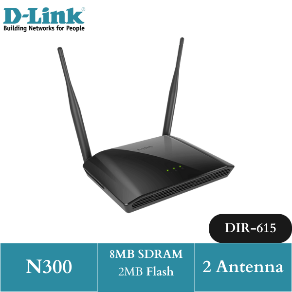 D-Link DIR-615 Z1 300Mbps Wireless N300 Router | Daraz.com.bd