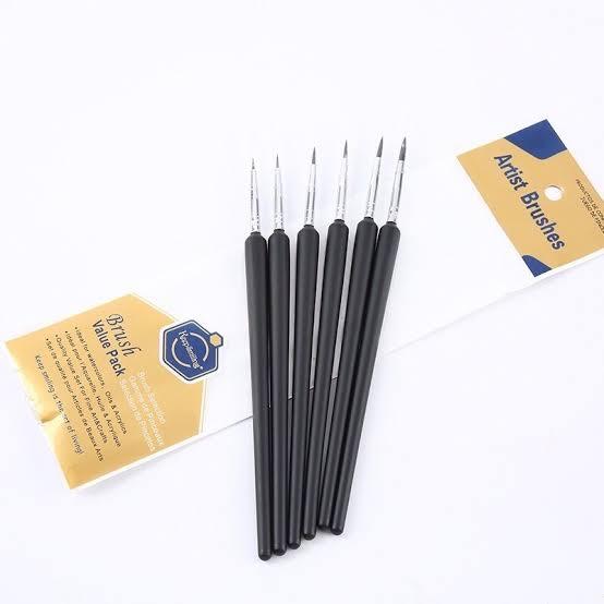Keep%20Smiling%206%20Pcs%20Liner%20Brush%20Set%20Fine%20Detailing%20Paint%20Brushes%20for%20Acrylic,%20Watercolor%20&%20Miniature%20Painting%20-%20Image%204