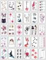 30pcs Chinese Statement Temporary Tattoo Stickers. 