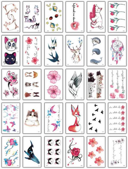 30pcs%20Chinese%20Statement%20Temporary%20Tattoo%20Stickers%20-%20Image%202