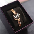 Trendy and Avant-garde Ladies' LED Watch Unique Chain Strap Design Leading The Trend Stainless Steel Waterproof and Scratch Resistant Women's Wristwatch Showcases Personal Charm.
