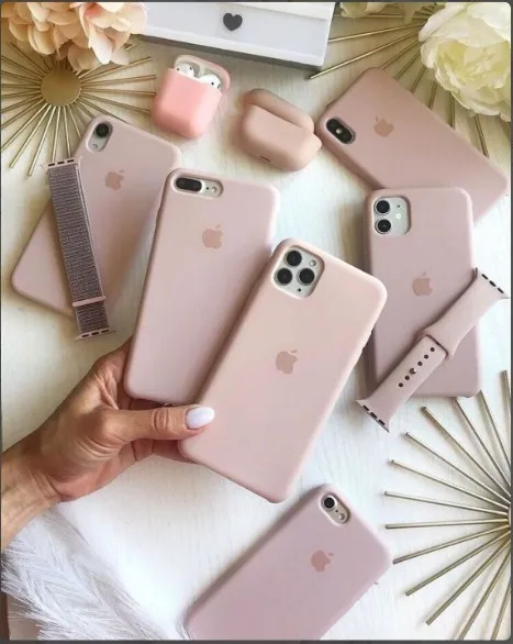 For Apple Iphone 15/ 15 Pro 15 Pro Max Luxury Shockproof Liquid Silicone  Case Back Cover Soft Touch 15/15Pro/15Plus/15ProMax Pink Sand Sand Pink 