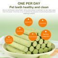6PCS Cat Grass Teeth Grinding Stick Pet Snacks Hairball Removal Mild Hair Row Ready To Eat Cat Baby Cat Teeth Cleaning Sticks.