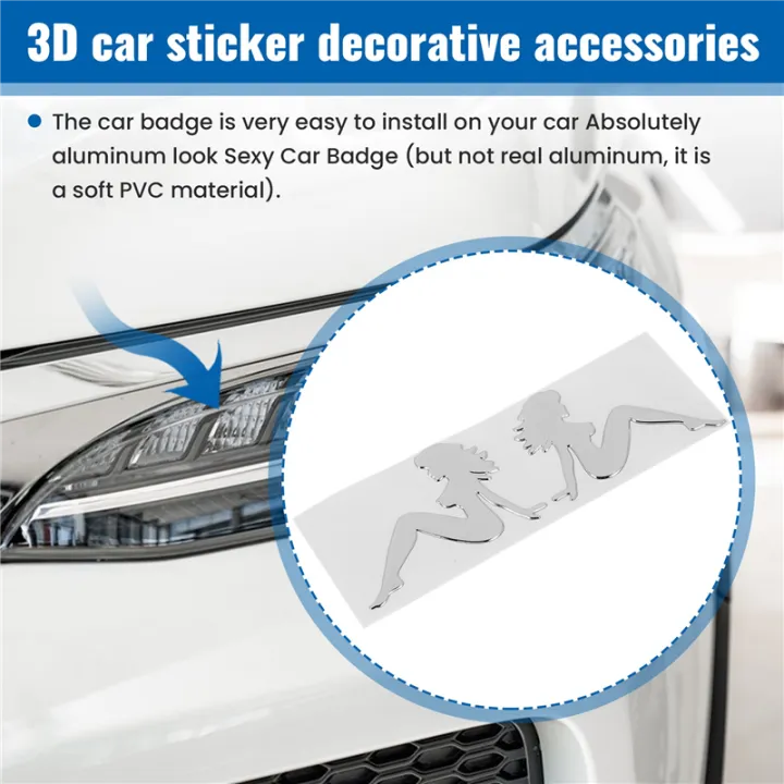Nice%20lady%20car%20vehicle%20decoration%20sticker%20emblem%20logo%20badge%20-%20Image%207