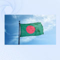 Premium National Flag Bangladesh 6ft x 3.5ft Factory Direct Supply Set B Chinese Fabrics Potaka Any Event Qualities Exhibit Patriotism Celebrating Victory or Independence Day Stationery & Craft article Green Red Colored - Awesome Gift Item Model. 