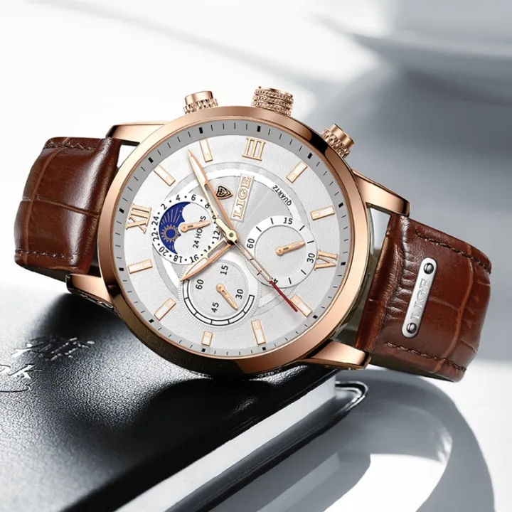 LIGE%20Watches%20Mens%20Top%20Brand%20Luxury%20Clock%20Casual%20Leathe%2024Hour%20Moon%20Phase%20Men%20Watch%20Sports%20Waterproof%20Quartz%20Chronograph+Box%20-%20Image%204