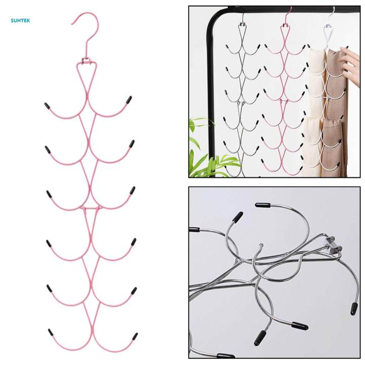 Scarf%20Hanger%20for%20Closet%20Multi%20Layer%20Hanging%20Scarf%20Organizer%20for%20Living%20Room%20Tie,%20Belt,%20Scarves,%20-%20Image%202