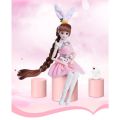 30cm Doll Set 1/6 Bjd Doll 26Joint Movable Body White Skin Doll Children Dress Up Toy Girl's Birthday Gifts.