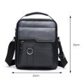 Vintage Man Bags PU Leather Shoulder Bags For Men Business Messenger Bags Male Fashion Tote Handbags Multi-pockets Crossbody Bag. 