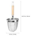 Noodle Strainer Stainless Steel Noodle Basket Multifunction Basket. 