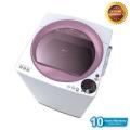 SHARP ES-S75EW-P - Full Auto Washing Machine - 7.5 KG - White and Pink. 