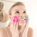 Reusable Silicone Baby Bath Body Soft Brush and Comb Sponge Face Hair Wash Brush Super Soft Shower Massage Brush Cleaning Brush for Baby Kids. 