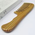 Lightweight Gift Portable Massage Easy Clean Hair Detangler Daily Bedroom Anti Static Bathroom Wide Tooth Handmade Wooden Comb. 