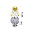 1pc Resin Astronaut Figure Statue Figurine Spaceman Sculpture Educational Toys Desktop Home Decoration Astronaut Model Kids Gift. 