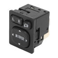 Rear View Mirror Folding Control Switch, Replacement Quick Response Door Mirror Switch 84872-52040 for Car. 
