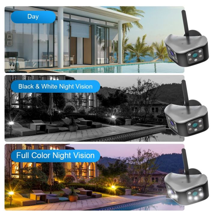 Outdoor%204K%208MP%20180%C2%B0%20Wide%20View%20Angle%20Wifi%20Camera%20Dual%20Lens%20Waterproof%20Panoramic%20IP%20Human%20Detection%20Home%20Security%20CCTV%20Camera%20-%20Image%207