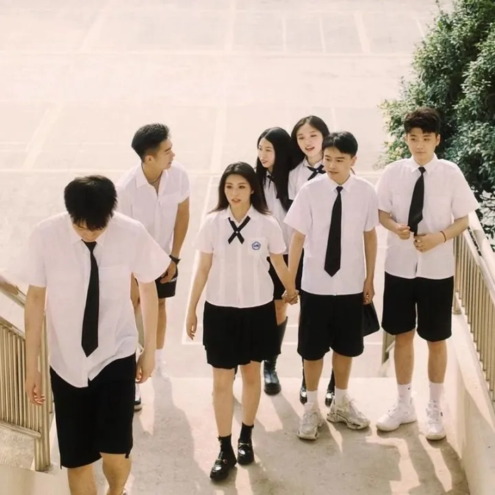Taiwan%20School%20Uniform%20Suit%20Attached%20to%20Middle%20School%20Students%20jk%20Uniform%20White%20Shirt%20High%20School%20College%20Style%20Graduation%20Sports%20Meeting%20Business%20Attire%20Summer%20-%20Image%208